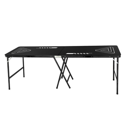 Beer Pong Table, 8 ft Foldable 36-Inch Height, 6 Balls