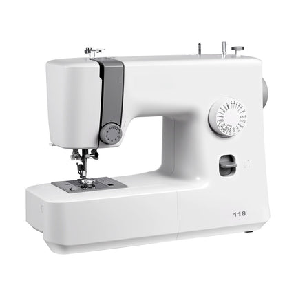Beginner Sewing Machine, 18 Stitches, LED, Foot Pedal