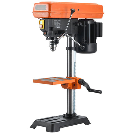 Benchtop Drill Press 254 mm, 550W, 5-Speed, Tilting Table