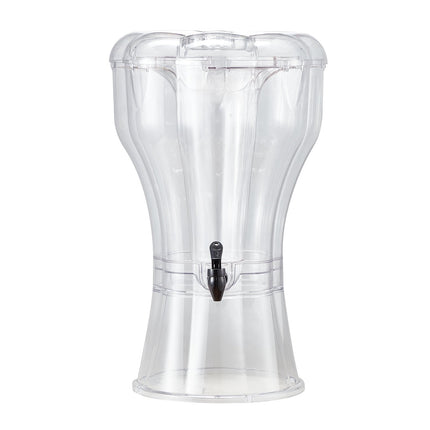 Beverage Dispenser 13L, Clear Plastic, No-Drip Spigot