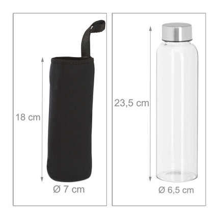 Dzērienu pudele Stikls 500 ml 6 gabalu komplekts