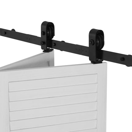 Bi-Folding Barn Door Track Kit, 36 in Top Mount