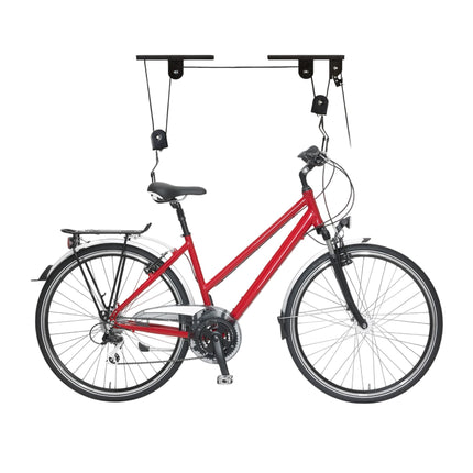 Bicycle lift for the roof