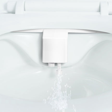Bidet Attachment, Self-Cleaning Dual Nozzle, Adjustable Pressure