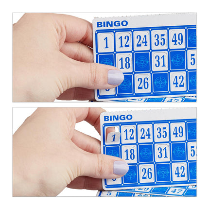 Bingo spēļu komplekts - 90 bumbiņas, 72 kārtis, ģimenes izklaide