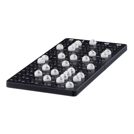 Bingo spēle ar loterijas bungām