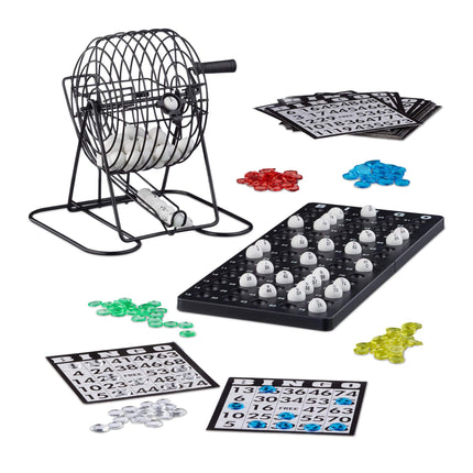 Bingo spēle ar loterijas bungām