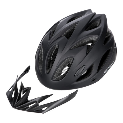Melna riteņbraukšanas ķivere, L izmērs (55-61 cm)