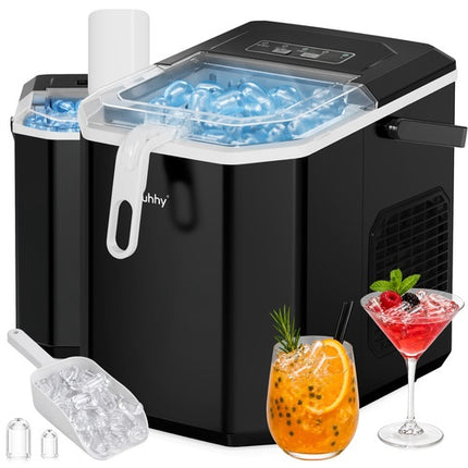 Melnā ledus automāts, 1,2 l ietilpība, 12 kg/dienā