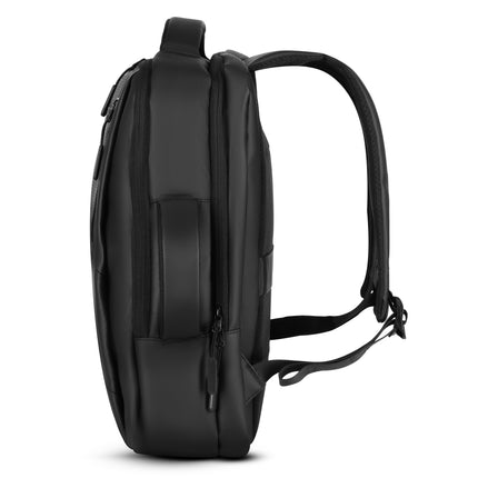 Melna klēpjdatora mugursoma, USB-C ports, 15 litru ietilpība