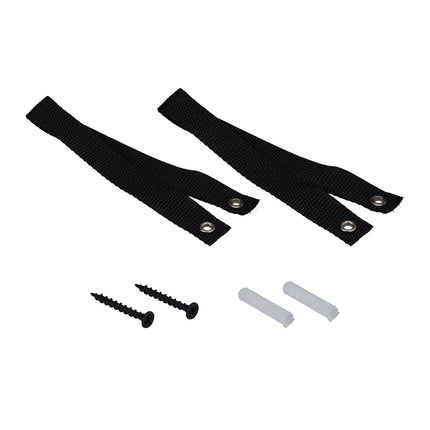 Black Metal Towel Ladder Rack, 6 Rungs