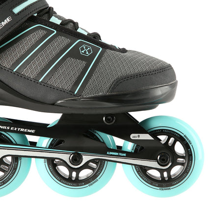 Black-Mint Size 44 Inline Skates, Adjustable