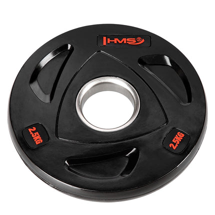 Melns olimpiskais svara disks 2,5 kg