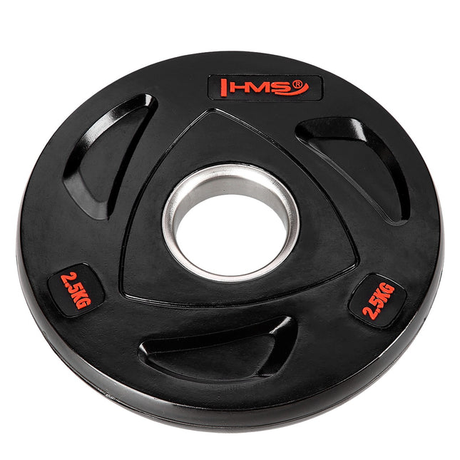 Melns olimpiskais svara disks 2,5 kg