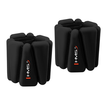 Melni silikona potīšu un plaukstas locītavas vingrošanas svari