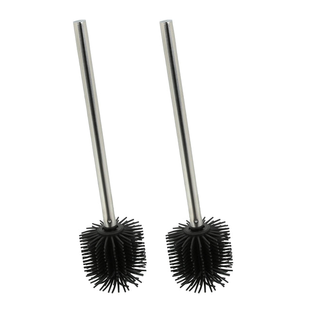 Black Silicone Toilet Brush