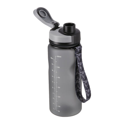 Melna tritāna ūdens pudele, 740 ml tilpums