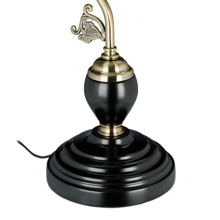 Melna baņķiera lampa