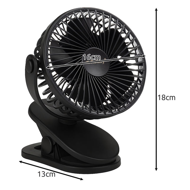 Black cordless fan Ruhhy 25567