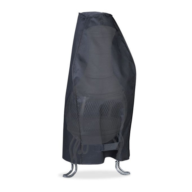 Melns pārsegs terases krāsnij 90 cm