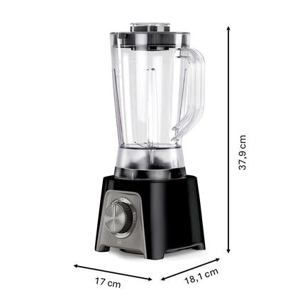 Blendeo+ kompaktais blenderis 1,5 l ar 450 W motoru un ledus smalcināšanas funkciju