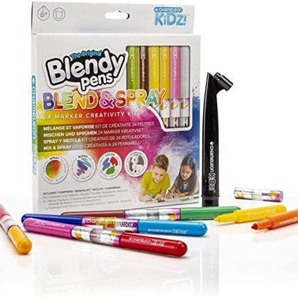 Blendy Pens kancelejas piederumu komplekts marķieriem, maisījums un aerosols, 24 gab.