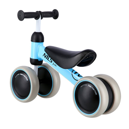 Zils līdzsvara velosipēds bērniem, viegls, regulējams