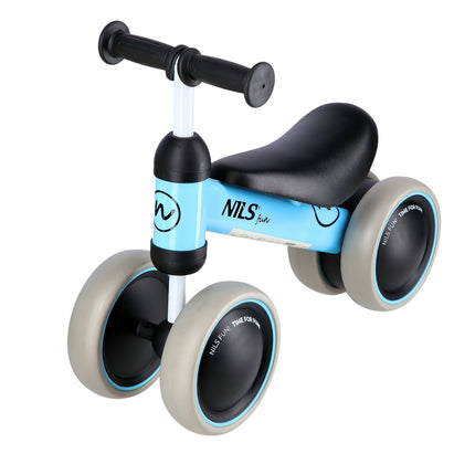 Zils līdzsvara velosipēds bērniem, viegls, regulējams