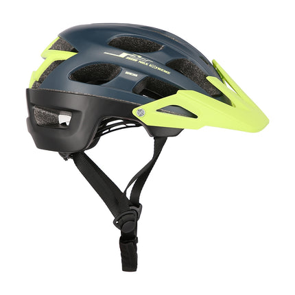 Blue-Green Bike Helmet, Size L (55-61cm)