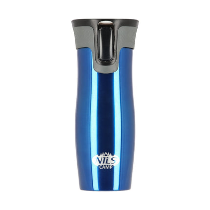 Zila termokrūze, 300 ml, izolēta no nerūsējošā tērauda