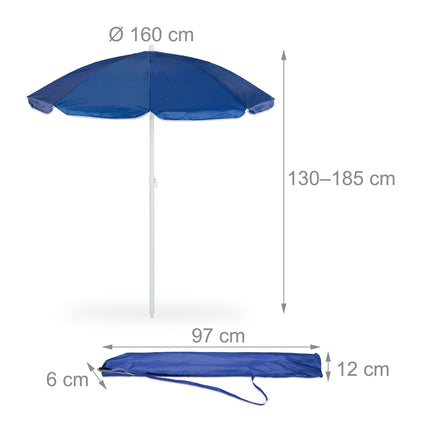 Zils saulessargs 160 cm
