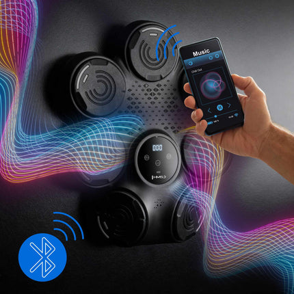 Bluetooth mūzikas boksa trenažieris ar cimdiem - 9 programmas