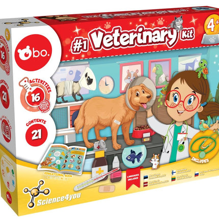 Bo. Izglītojošais komplekts "Mans pirmais veterinārārstu komplekts"