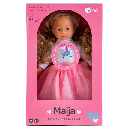 Bo. Interaktīvā lelle "Maija" (runā latviešu valodā), 40 cm