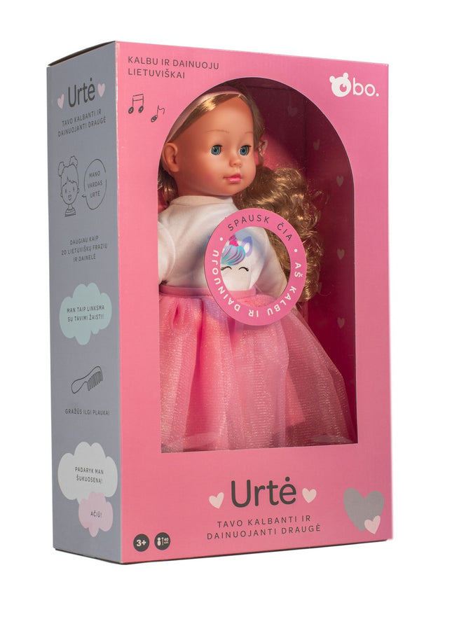 Bo. Interaktīvā lelle "Urte" (runā lietuviešu valodā), 40 cm