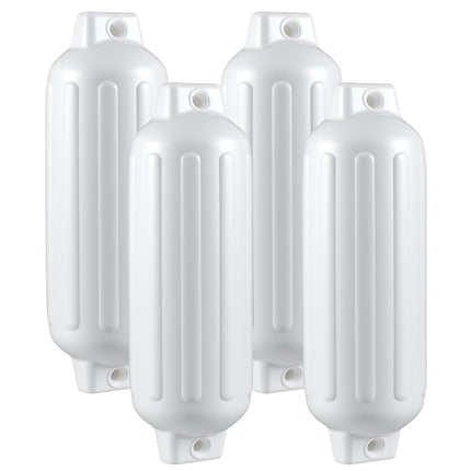 Laivu spārnu komplekts - 4 gab., 68,5 x 21,5 cm, balts PVC