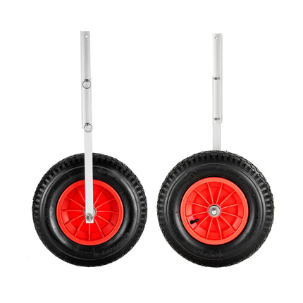 Boat Launching Wheels, Folding Transom, 300 lb, 15 in