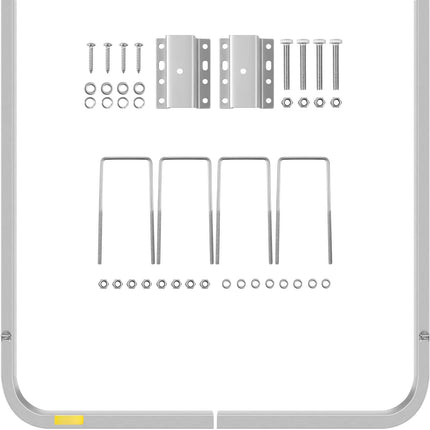 Boat Trailer Guide-Ons, 46-Inch Aluminum, Adjustable Pair