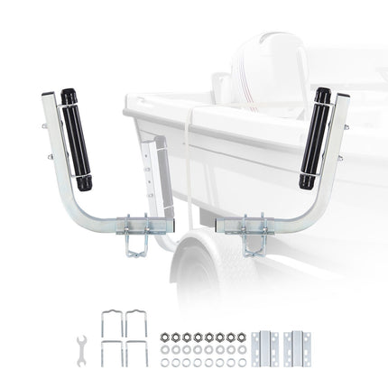Boat Trailer Guides, Adjustable Roller Guide-Ons, 2 Pack