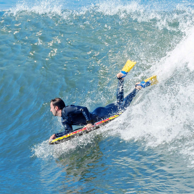 Bodyboard, 33–41 Inch EPS Core, XPE Deck, Wrist Leash