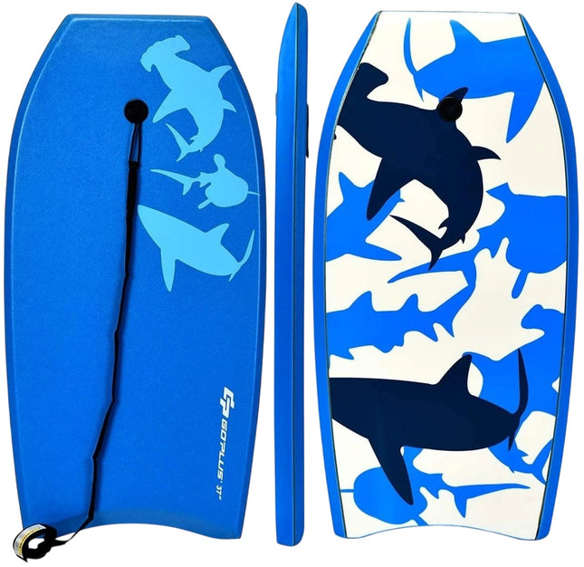Bodyboard 94x47x5,5 cm, EPS kodols, zils