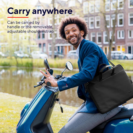 Bologna Laptop bag 16" Eco-friendly Black