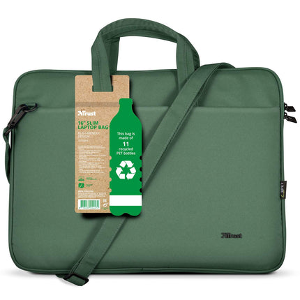 Bologna Laptop bag 16" Eco-friendly Green