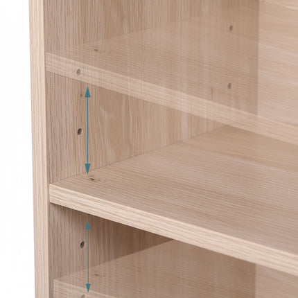 Bookcase with Adjustable Shelves, Freestanding