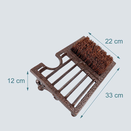 Zābaku skrāpis ar zābaku domkratu - čuguna saru birste
