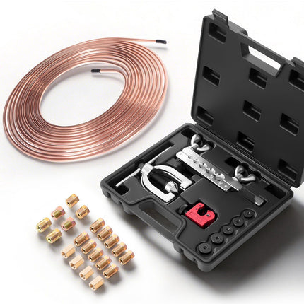 Brake Line Repair Kit, 45 Single and Double Flare, 7.6m 3/16in