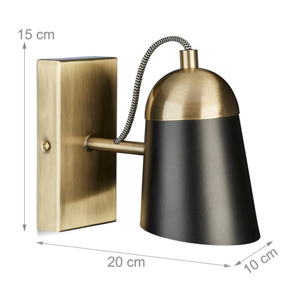 Misiņa sienas lampa
