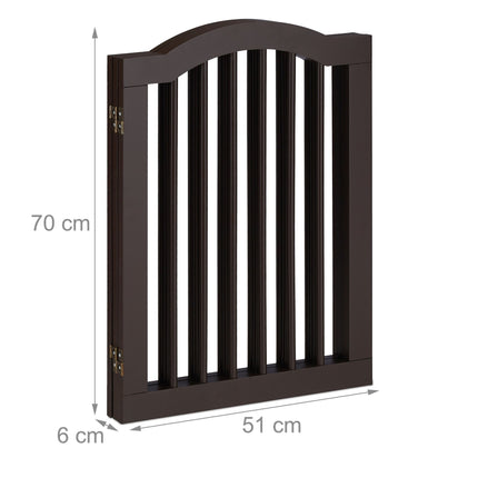 Brūni drošības vārti 70 cm