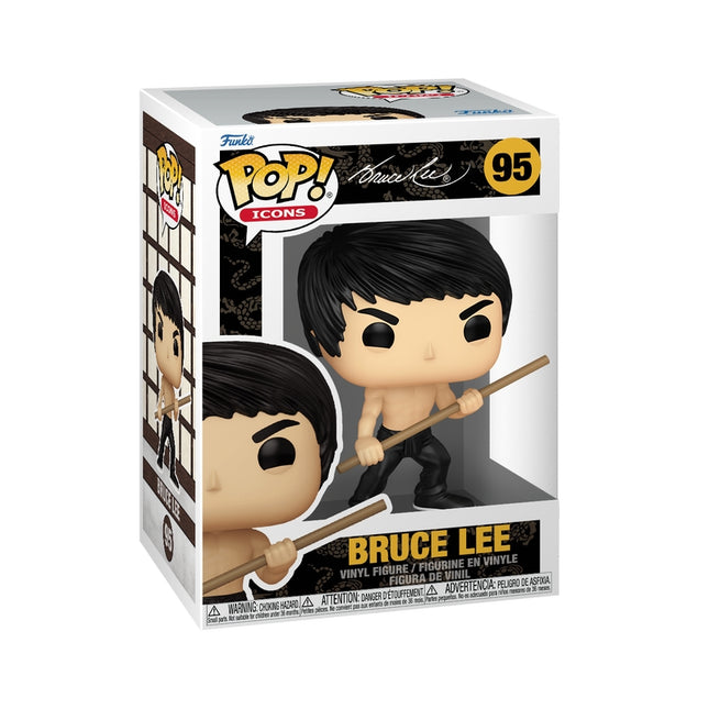 Brūsa Lī Funko Pop! vinila figūriņa ar Bo nūju kolekcionējamā komplektā