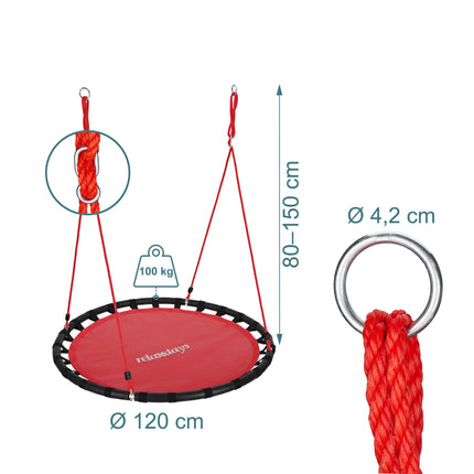 Draugu šūpoles 120 cm